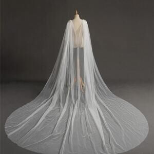 Elegant White Sheer Fabric Drape
